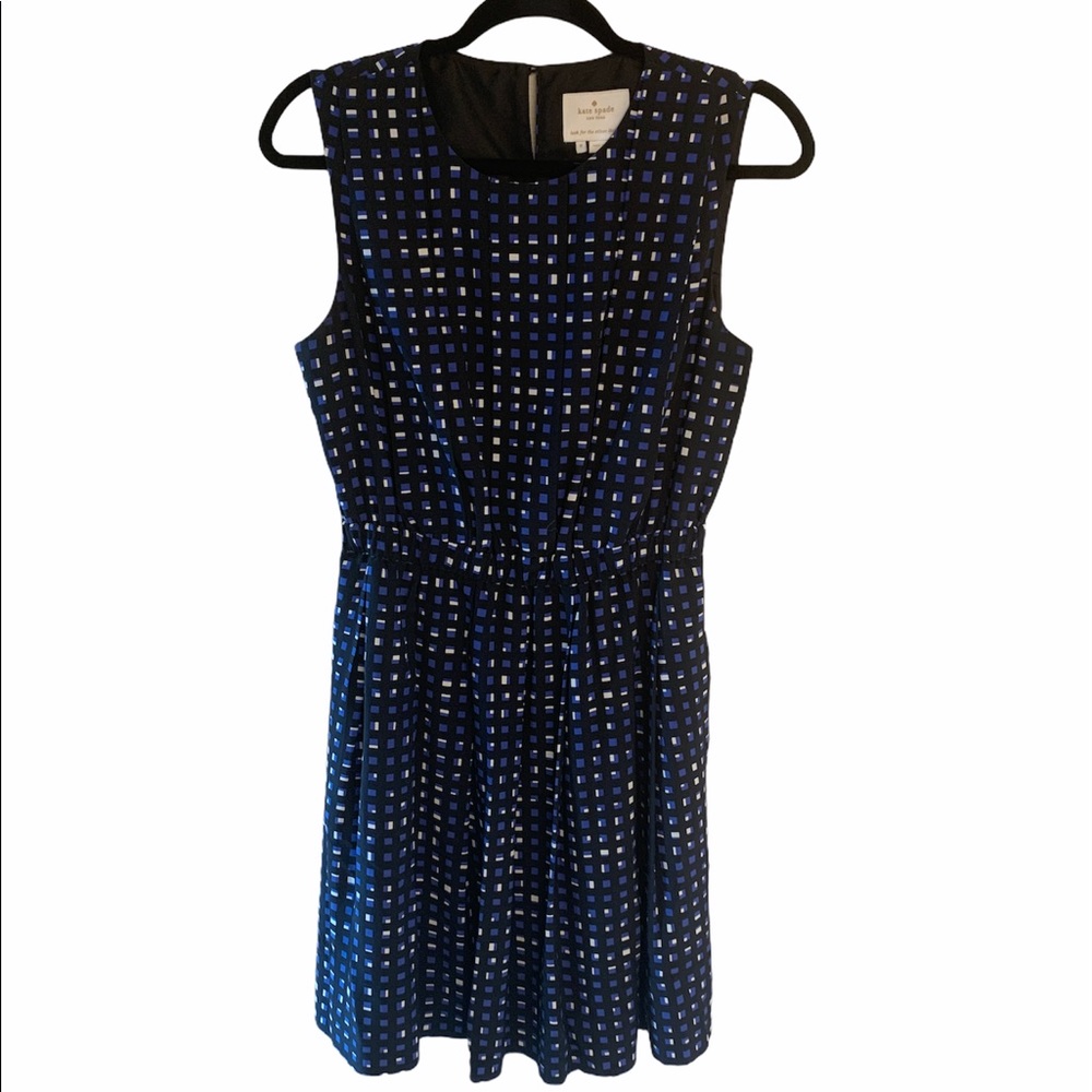 Kate Spade Abstract Square Print Dress